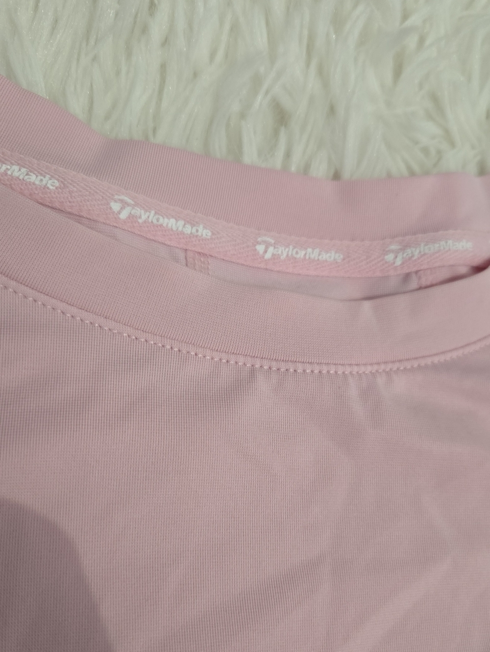 TaylorMade Light Pink Long Sleeve Performance Golf Tee Size XL - Picture 4 of 10